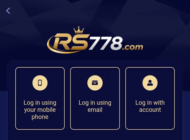 RS778 Game Register and login