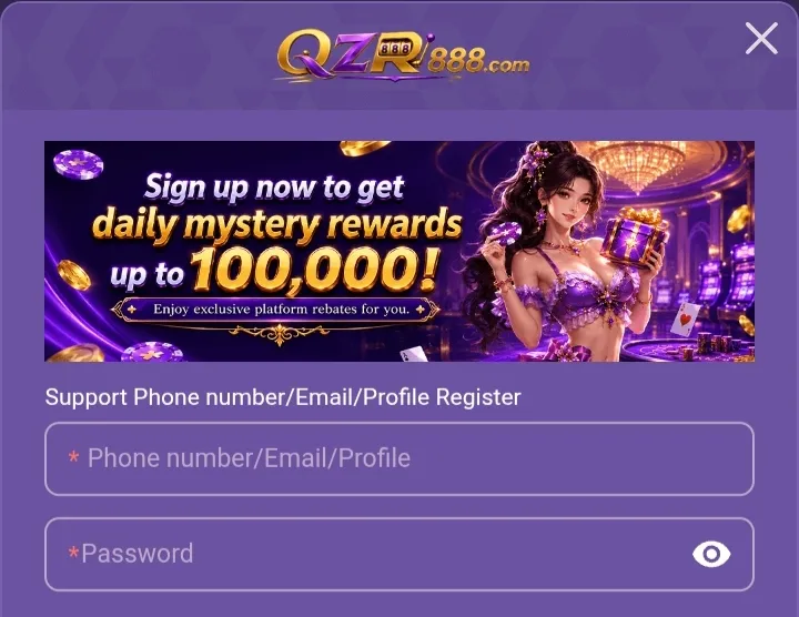 qzr888 game login and register